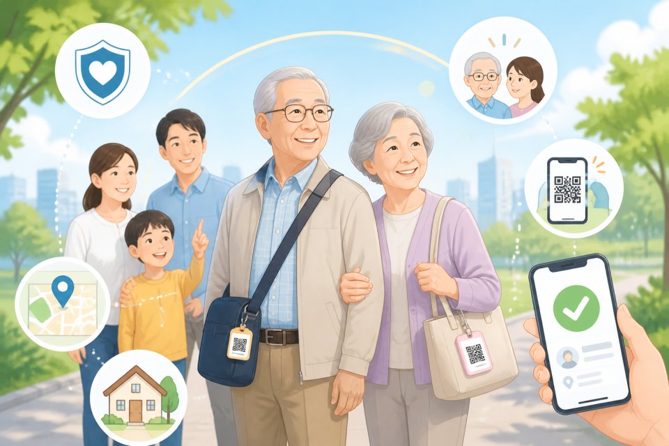 高齢者の外出時の安心対策7選｜もしもの迷子・紛失に備える方法