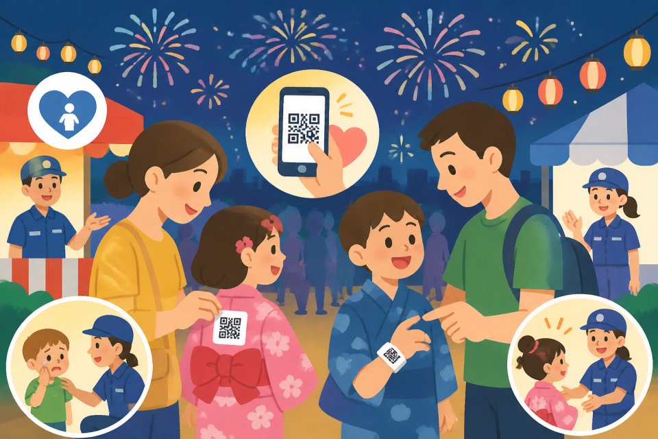 花火大会やフェスで子供を守る！迷子・置き去り防止の実践術