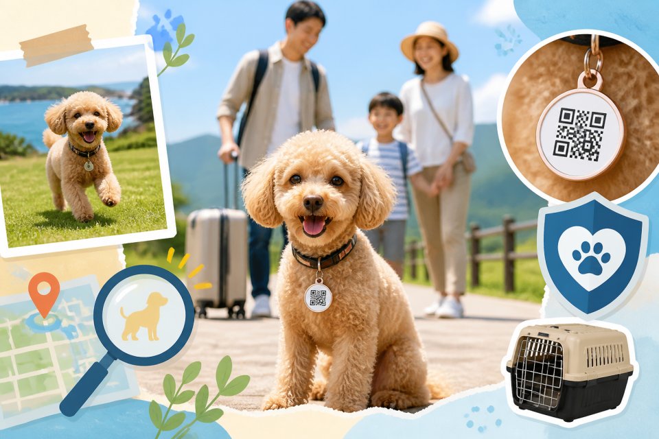 ペットとの旅行で迷子を防ぐ！安心して出かけるための対策と備え