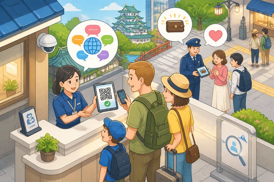 外国人観光客も安心！多言語対応で広がる迷子・遺失物対策