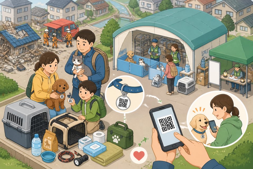 災害時にペットを守る！避難時の識別対策と迷子防止のコツ
