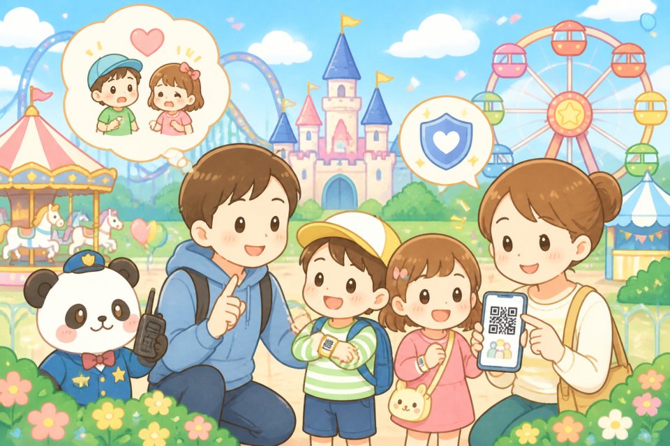 遊園地・テーマパークで迷子を防ぐ！家族でできる実践テクニック7選
