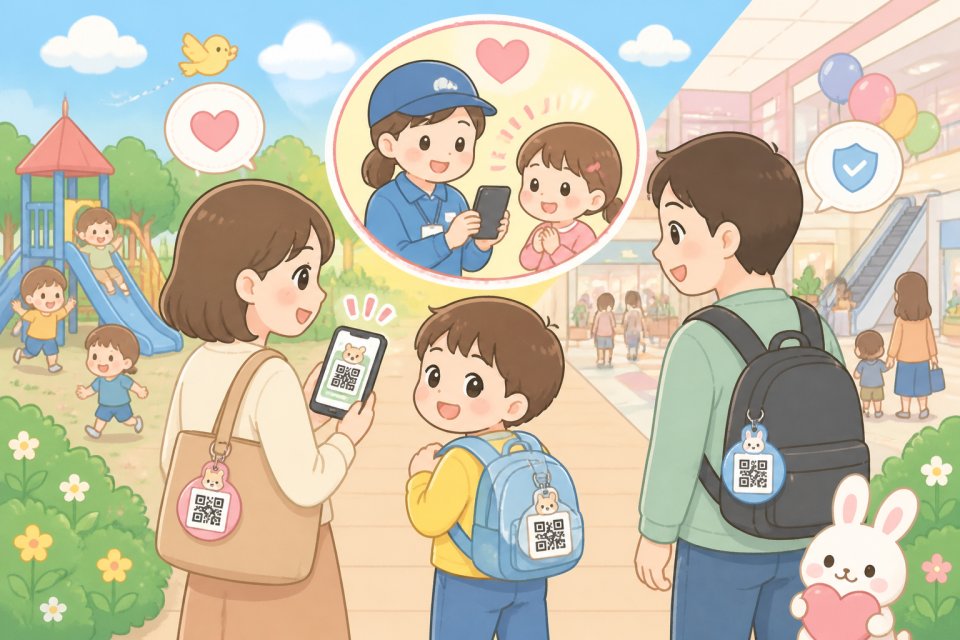 公園やショッピングモールで迷子にならない！今すぐできる対策と無料通知サービス